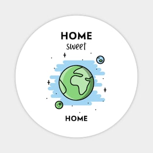 Home sweet home: Earth ! Magnet